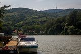 Fototapeta Fototapety pomosty - Port na rzece - Tokaj