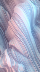 Aufkleber - White twisted shape. Computer generated abstract geometric 3D render illustration