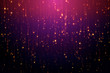 3d illustration abstract falling sparkle rain glamor background for led screens