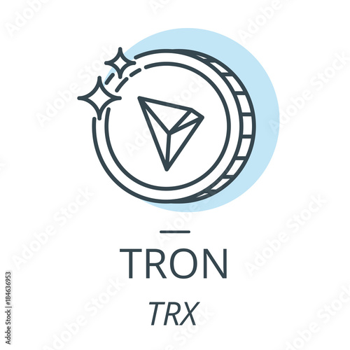 Tron Cryptocurrency Coin Line Icon Of Virtual Currency Stock Vector Adobe Stock Tron Cryptocurrency Coin Line Icon Of Virtual Currency Stock Vector Adobe Stock