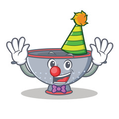 Poster - Clown colander utensil character cartoon