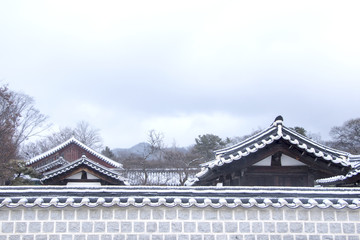 Sticker - Beautiful winter landscape