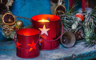 Sticker - Christmas candles