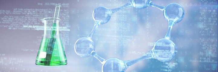 Poster - composite image of dna structure
