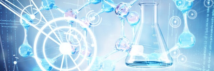 Poster - composite image of dna structure