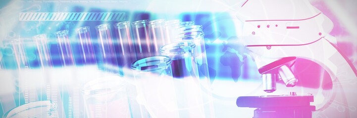 Poster - Composite image of image of atom interface