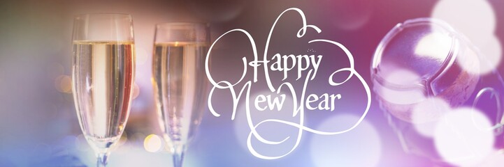 Poster - Composite image of happy new year