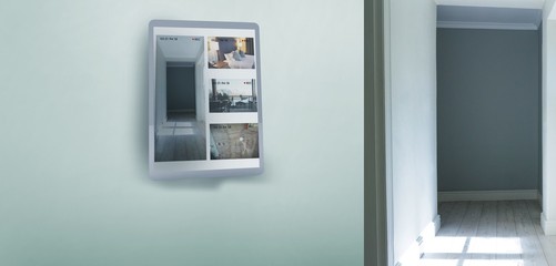 Poster - Composite image of screen of digital tablet