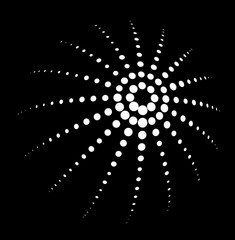 Poster - Dots abstract graphics