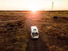Van Driving Off Into The Sunset. #vanlife