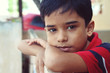 © V.R.Murralinath - Portrait of Indian Little boy Posing to Camera with Expression