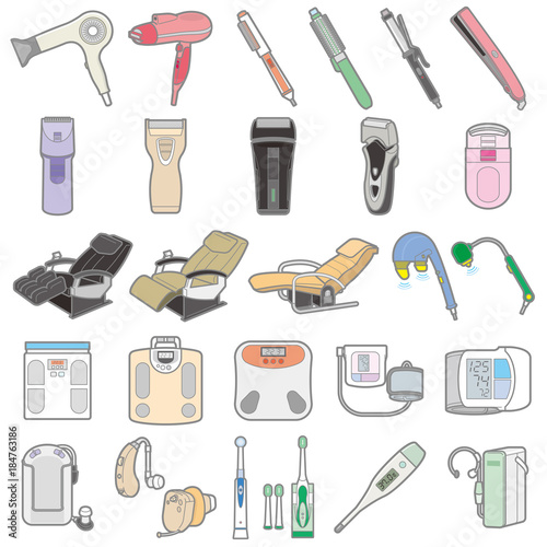 様々な電化製品のイラスト 健康 Stock Vector Adobe Stock 様々な電化製品のイラスト 健康 Stock Vector Adobe Stock