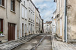Empty street scene, Montbron, Charente