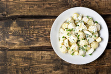 Potato Salad With Eggs And Green Onion