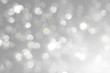 Abstract silver bokeh background