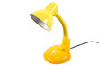 © phanasitti - Desk lamp isolated on white background.Yellow desk lamp isolated