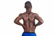 © jeannelight - shirtless man with back pain