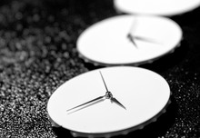 Time, Watches, Black And White