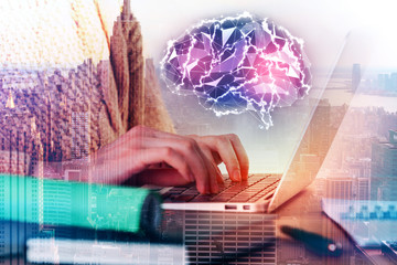 Poster - Artificial mind concept