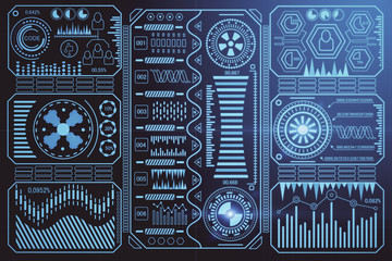 Poster - Future, innovation and analytics concept