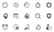 Set of Time Management Vector Icons. 48x48 Pixel Perfect.