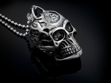 Steel Jewelry Pendant Skull