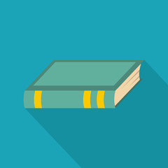 Poster - book biology icon. flat illustration of book biology vector icon for web