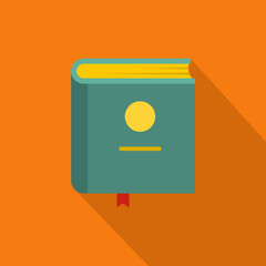 Poster - book encyclopedia icon. flat illustration of book encyclopedia vector icon for web