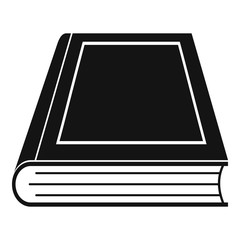 Poster - book closed icon. simple illustration of book closed vector icon for web
