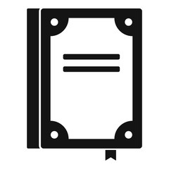 Poster - book publication icon. simple illustration of book publication vector icon for web
