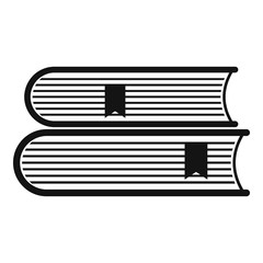 Poster - book college icon. simple illustration of book college vector icon for web