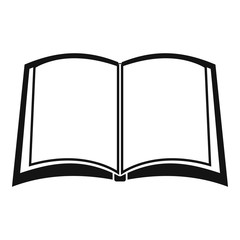 Poster - book university icon. simple illustration of book university vector icon for web