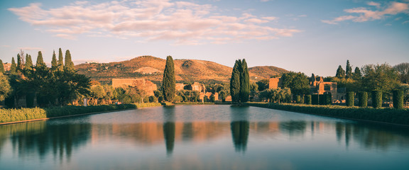 The Beauty of Villa Adriana, Tivoli, on a wonderful December afternoon