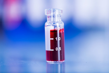 test tube for cancer  blood test