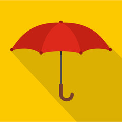 Poster - Umbrella icon. Flat illustration of umbrella vector icon for web