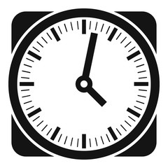 Poster - Clock retro icon. Simple illustration of clock retro vector icon for web