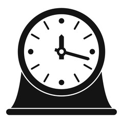 Poster - Clock vintage icon. Simple illustration of clock vintage vector icon for web