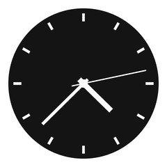 Poster - clock modern icon. simple illustration of clock modern vector icon for web
