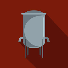 Sticker - Barrel icon. Flat illustration of barrel vector icon for web