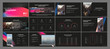 © GraphicPapa - Minimal presentation templates elements on a black background. Vector infographics. Use in Presentation, flyer and leaflet, corporate report, marketing, advertising, annual report, banner.