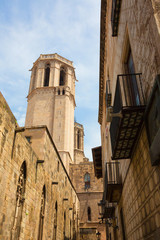 Wall Mural - Gothic Quarter in Barcelona