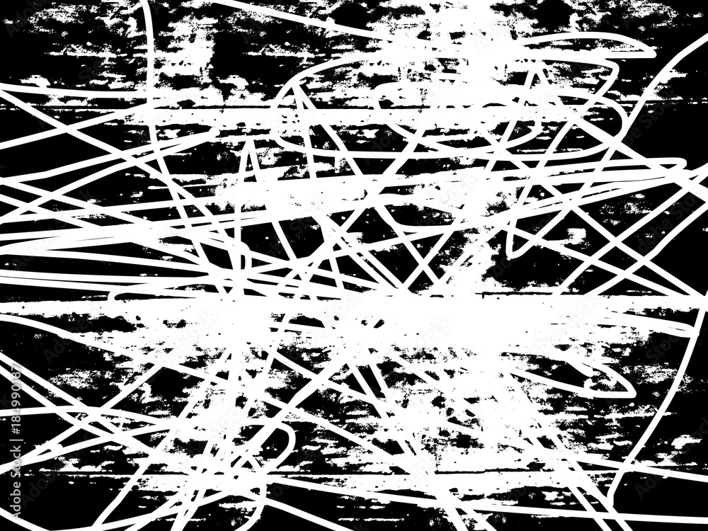 【おまけ付】 Stock 白黒の抽象画背景 Illustration Stock Adobe | 絵画