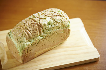 Wall Mural - Green tea bread 