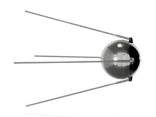 First satellite 3d rendering