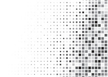 Halftone Background Made Of Squares