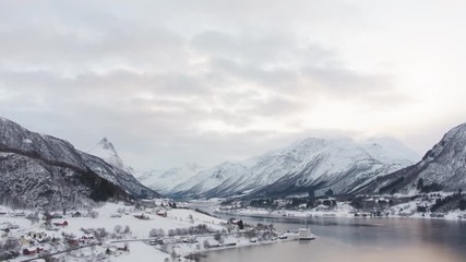 Canvas Print - Winter in Norway