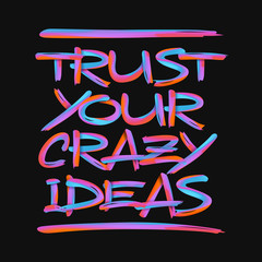 Poster - lettering composition 