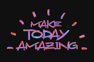 Poster - lettering composition 