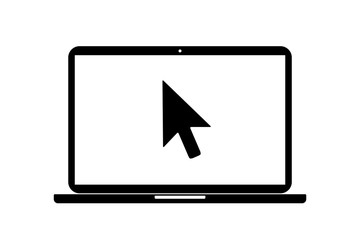 Wall Mural - Laptop - Cursor