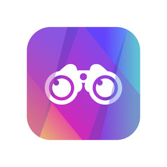 Sticker - Multi-Color App Button